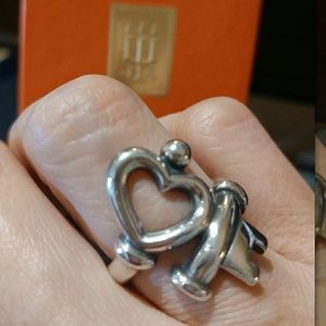 James Avery Ring size 6. Key to my Heart.